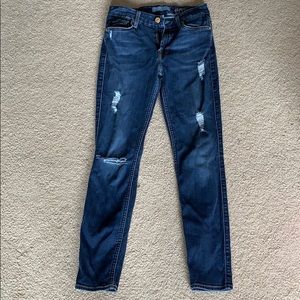 B(air) ankle skinny jeans with rips